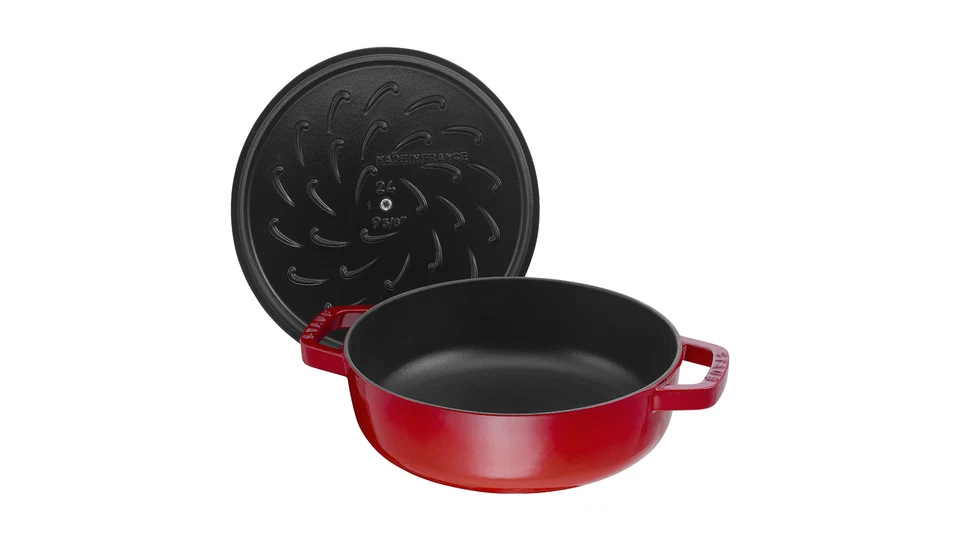 Staub Kochgeschirr Multifunktionsbräter Chistera Drop Structure Bräter Gusseisen - Bild 3 von 4