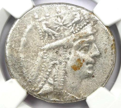 Kings of Armenia Tigranes II AR Tetradrachm Coin 95-56 BC. Certified NGC XF (EF)