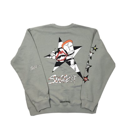 CHROME HEARTS MATTY BOY PRINT GREY CREW-NECK SWEATSHIRT SIZE: XL | eBay