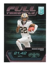 2024 Donruss Elite Football Pink Full Throttle Rashid Shaheed #20 Saints