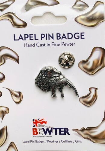 DOGS Pet Animal LAPEL PIN BADGES. British Pewter in 35 designs Labrador, Spaniel - Picture 20 of 66