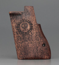 Nuovo Desert Eagle Magnum Research 357.44.50 AE Grips Set di impugnature in legno di noce turco