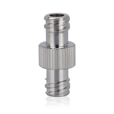 Metal Nickel Plated Brass Plate Fixed Luer Lock Adapter Needle Conversion