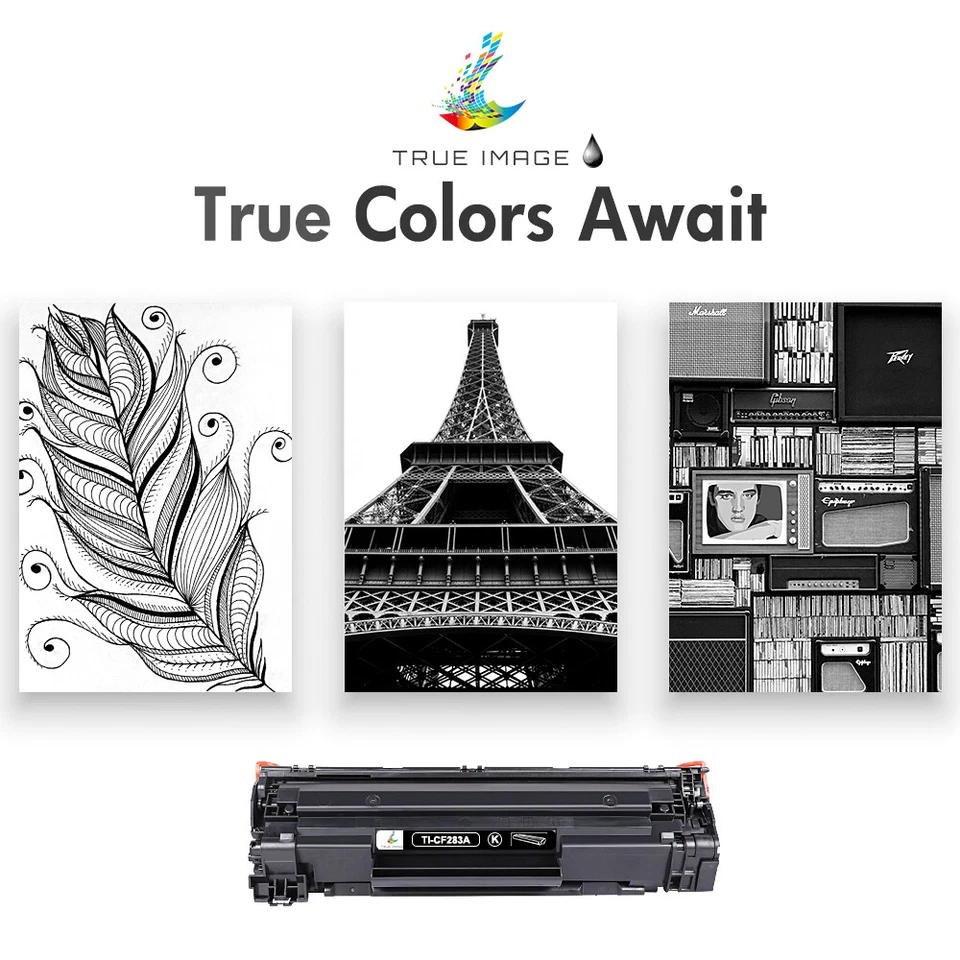 CF283A High Yield Toner For HP 83A LaserJet Pro M127fn M127fw M125nw M225dn Lot - Image 3 of 4