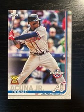 RONALD ACUNA JR. GOLD CUP ROOKIE • 2019 Topps #51 • ATLANTA 2nd Yr RC • HOT!!