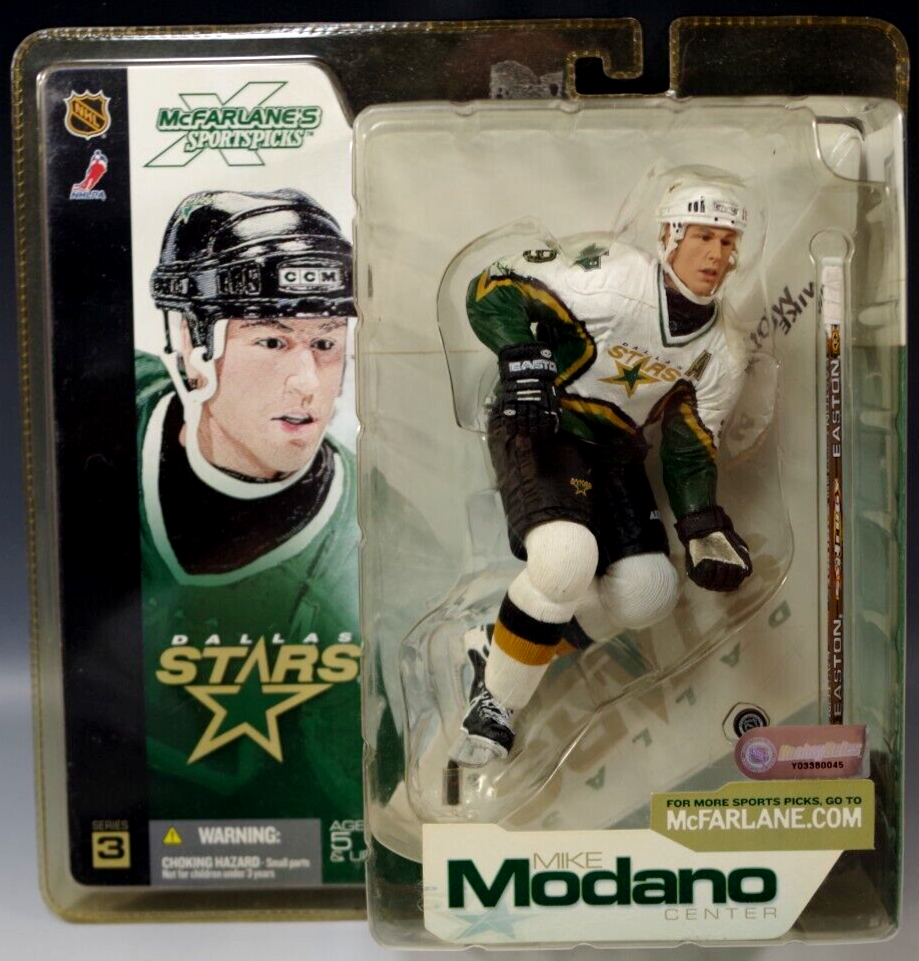 McFARLANE MIKE MODANO DALLAS STARS SERIES 3 FIGURE HOCKEY NHL MIB
