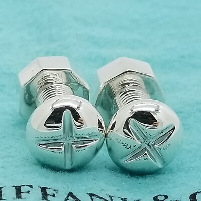 Tiffany & Co. 925 Sterling Silver Nut & Bolt Men`s Office Tiffany & Co. 925 Sterling Silver Nut & Bolt Men`s Office
