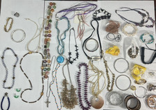 Huge Lot of Costume Jewelry 40  Pieces
