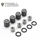 Treal TRLX003KIQ2EN 1.9 车轮中心盖 M4 坚果(4P) 适用于 1/10 遥控履带式(T...