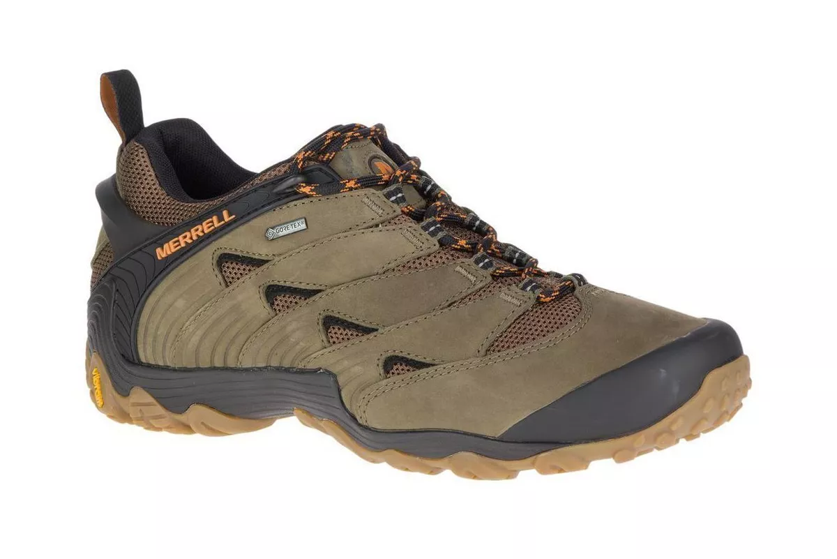 Merrell Chameleon 7 GORE TEX Men s Dusty Olive Hiking Shoes 10 eBay