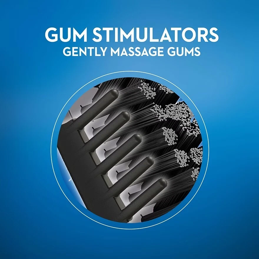 ORAL-B Charcoal White Soft Toothbrush, with CrissCross Bristles x 3's - Image 3 of 3