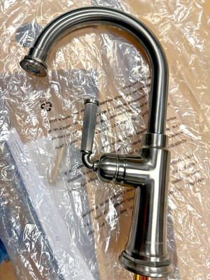 Brizo Rook Bar Faucet 61074LF-SL Luxe Steel Single Handle Never Installed