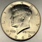 90% Silver 1964 D JFK Kennedy Half Dollar Brilliant Uncirculated (BU) - 3935