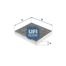 UFI Innenraumfilter 54.266.00 Aktivkohlefilter für TOYOTA LAND IS LEXUS DAIHATSU