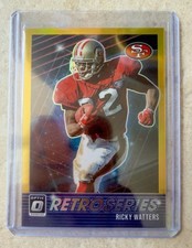 2021 Panini Donruss Optic Retro Series Ricky Watters #RS-RW Gold Prizm /10