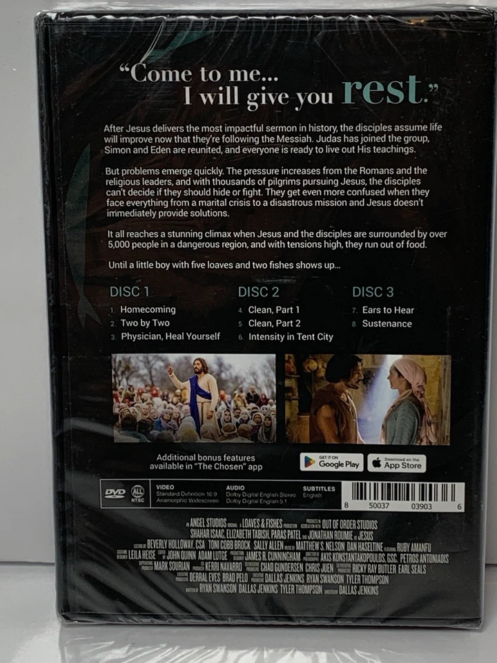 The Chosen - Season 3 (DVD 3 Disc Set) Brand New Factory Sealed - Image 2 of 4