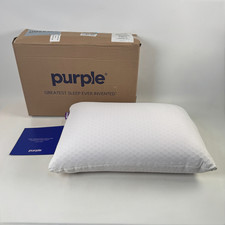 Purple Harmony Pillow Hex Grid No Pressure Support Stays Cool Standard Medium