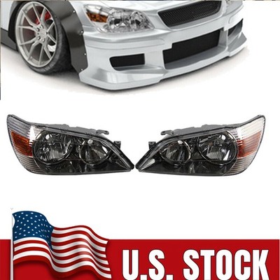 Headlight Assembly Compatible with Toyota Altezza Lexus IS300 2001-2005