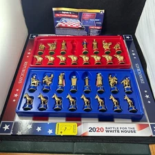 2020 BULBHEAD BATTLE FOR THE WHITE HOUSE PRESIDENTIAL EDITION CHESS SET - RARE