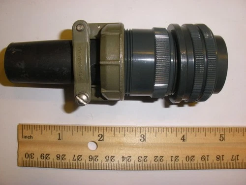 NEW - MS3106A 24-28P (SR) with Bushing - 24 Pin Male Plug