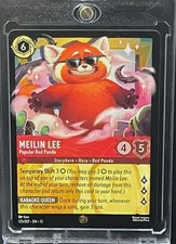 Disney Lorcana Meilin Lee Popular Red Panda 125/204 Legendary Attack Of The Vine