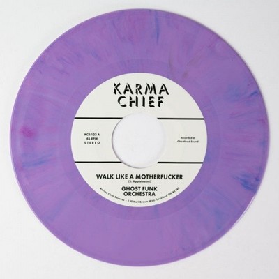 GHOST FUNK ORCHESTRA Walk Like A Motherfucker 7'' NEW PURPLE VINYL Karma Chief r