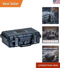 Durable Hard Case for Cameras, Drones & Gear – Elegant Black, Travel-Friendly