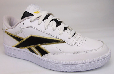 NEW! Reebok CLUB C 85 Fashion White Leather Sneakers, Size Mens 9.0 - Women 11.0
