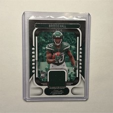 2022 Panini Absolute Football Breece Hall Rookie Materials Relic #ARM-14 Jets