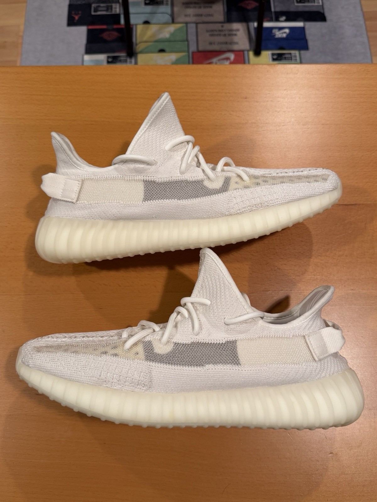 Size 13 - adidas Yeezy Boost 350 V2 Bone White Sneaker Shoes HQ6316