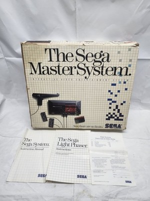SEGA MASTER SYSTEM CONSOLE BOX ONLY ~ WITH INSERT AND MANUALS
