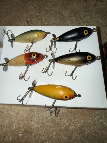 Lot De 7 Leurres De Pêche THE PRODUCERS Double Ender - Anciens Neufs Sous Emballage D'origine