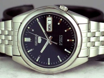 Seiko 5 Automatic SNK357 SNK357K1 Men's See Through 21 Jewels