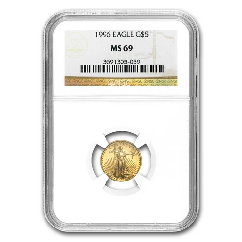 1996 1/10 oz American Gold Eagle MS-69 NGC