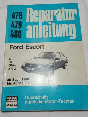 Ford Escort Reparaturanleitung ab Sept. 1980 bis April 1982 Werkstatt Handbuch - Bild 1 von 4