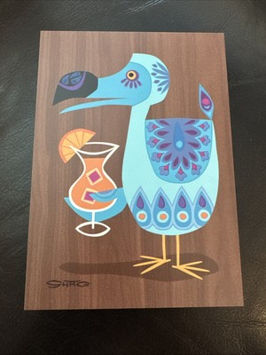 NEW 2024 SDCC x SHAG Cocktail Birds of Wonderland Print on Wood LE -- THE DODO