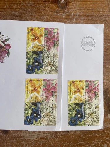 Switzerland 2 FDC covers large pristine Singapore celebration blocks 2001