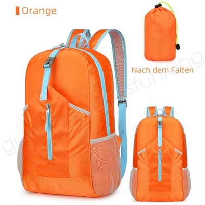1 Stück Daypack Ultraleichter faltbarer Rucksack wasserdicht Reise Outdoor