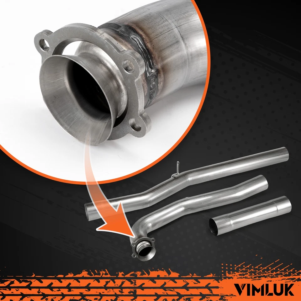 Turbo Exhaust 4"Pipe fit 2017-2024 Silverado Sierra 2500 3500HD L5P 6.6 Duramax Foto 3 de 4