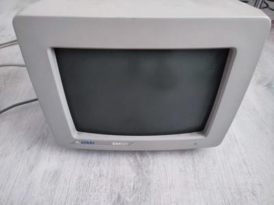 Atari SM124 S/W Monitor + Kabel + Anleitung + Hefte funktionsfähig Retro Vintage