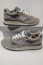 New Balance 998 Men's Size 13 Made in USA Grey Silver Athletic Shoes U998GR New
