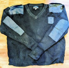 New NWOT Men's Security Sweater V-Neck Commando Tactical Black 2XL Work Uniform