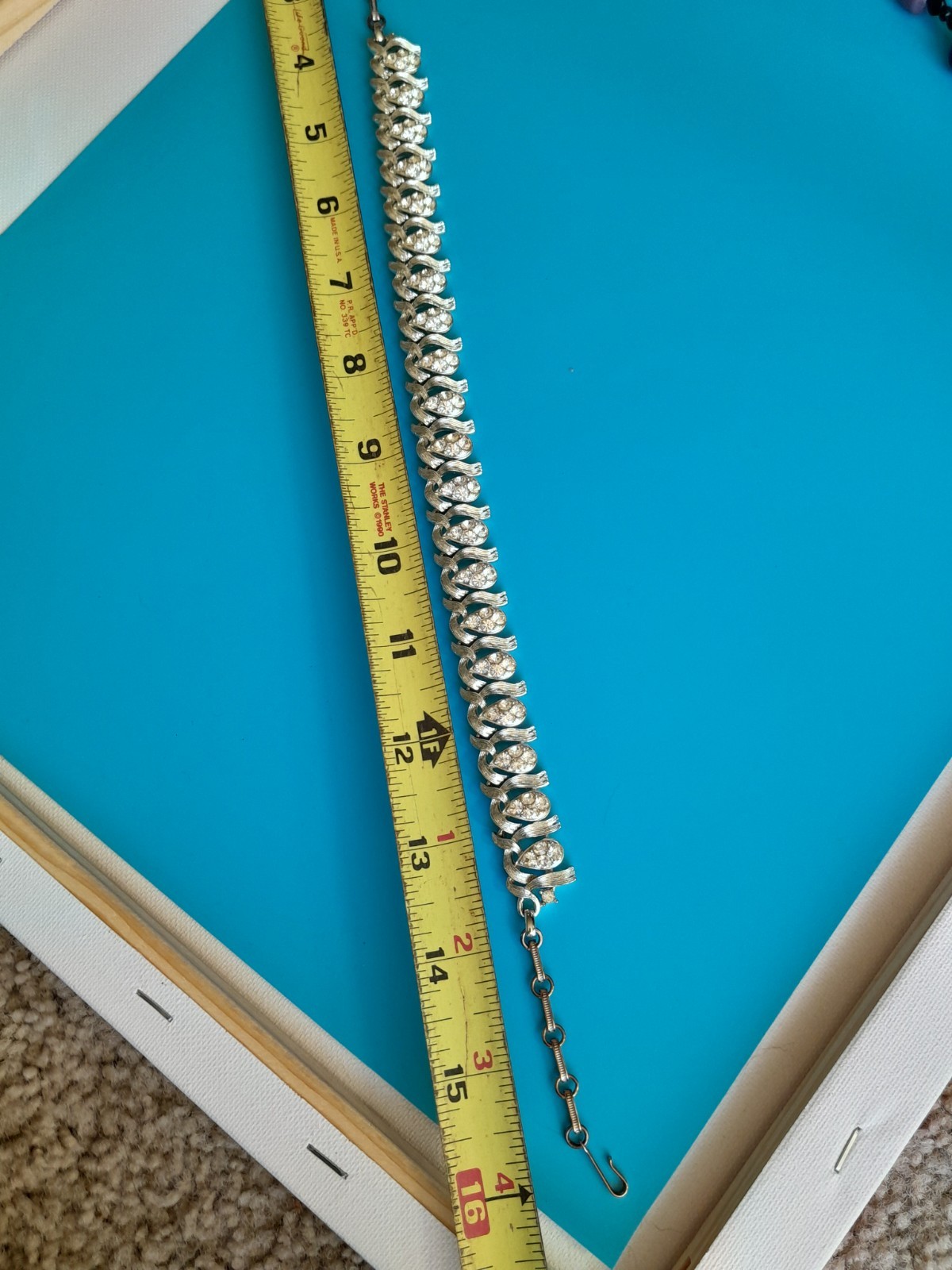 Pretty Signed Lisner Multi Rhinestone Necklace Si… - image 10