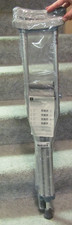 Set of Medline Push-Button Adjustable Aluminum Crutches - Size Youth New 