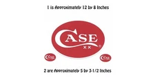 CASE XX KNIVES CASE WINDOW DECALS-SET OF 3 (50032) POCKET KNIFE