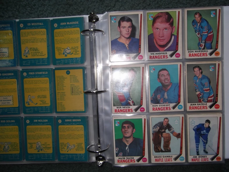 1969-70 O-Pee-Chee OPC HOCKEY COMPLETE SET 1-231 **RARE** - Image 4 of 4