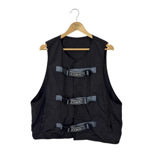 Iceberg Logo Vest 52 Black