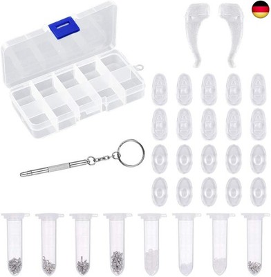 Brillen Reparatur Set, Brillen Schraubenzieher, Brillenschrauben und Muttern,