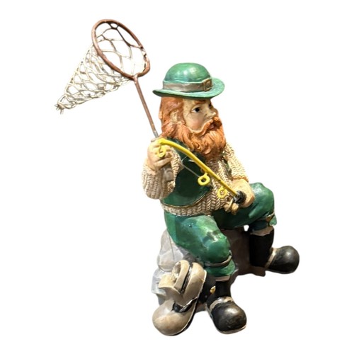 Folletto 5” statuina resina irlandese giorno di San Patrizio verde fortunato a scelta usata in ottime condizioni - Foto 49 di 59