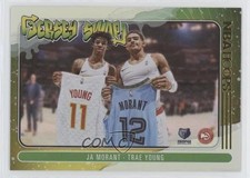 2020-21 Panini NBA Hoops Jersey Swap Holo Winter Ja Morant Trae Young #3 0q0